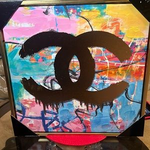 Gold framed painting